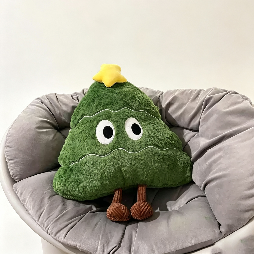 Christmas Tree Plush Pillow